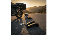 2 Pieces Long-Lasting Luggage Case Grab Handle Sturdy Aluminum Bike Armrest Ergonomic Design for Touring