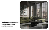 2 Pieces Minimalist look Round Nesting Tables Modern Aesthetic Round layering Table Set Space-Saving Design Household Furniture Sturdy Construction for Homeowners, Apartment Dwellers, Interior Decorators, Living Room, Small Spaces, Lounge Area, Bedroom