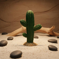 Resin Cactus Ornament Fade Resistant Terrarium Decor Realistic Texture