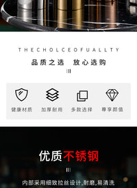 加厚304不锈钢直身水扎壶酒吧调酒扎壶西餐厅冷水壶大容量果汁壶