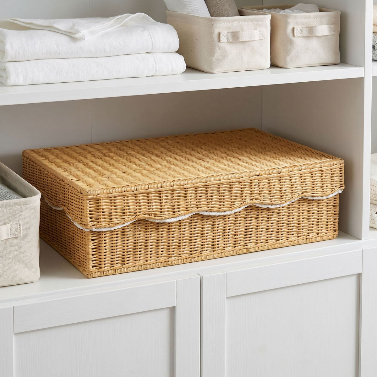 Faux Rattan Weave