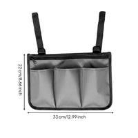 Hanging Bag Multiple Pockets Backrest Bag Simple to Install Armrest Storage Pouch for Outdoor