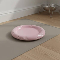 Cheese Design Pet Bowl Easy to Clean Shallow Cat Food Bowl Pastel Colors Elevated Pet Bowl for Cats