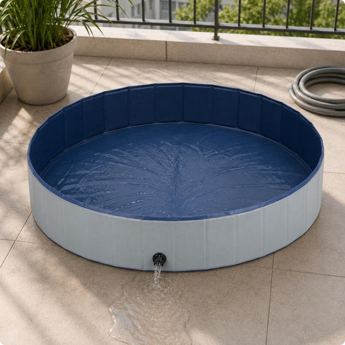 Foldable Pet Bathing Tub Easy to Stow Grooming Station Waterproof