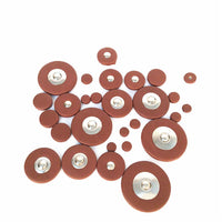 BONAWEI Sheepskin Saxophone Pads for Soprano, Alto, and Tenor Saxophones (Model 802)