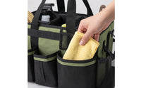 Cleaning Tote with Shoulder Strap Portable  Organizer Simple to Clean to Cleaning Supply Carryall for Housekeepers, Housekeeping
