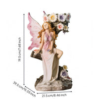 Fairy Vase Ornament Magical Seated Fairy Statue