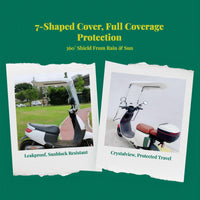 Electric Scooter Rain Cover, Waterproof Sun Shield, Sunblock Protection, sturdyDuty Windshield Cover, Universal Fit, Easy Installation
