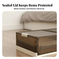 Collapsible textile container flatflat Under-Bed Box Large Capacity for children' Room