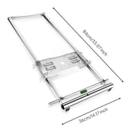 Guide Base Stainless Steel Guide with Ruler Scales Adjustable