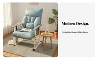 Foldable rest Lounger paddinged Comfort Adjustable Sleeper Chair sturdy Frame