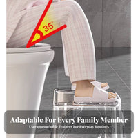 Toilet crouchting Stool Thickened Toilet Potty Stool adaptable for Seniors
