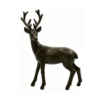 Tabletop Deer Figurine Hand-Finished Deer Statue Graceful Decor Smooth for Living Room