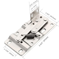 45-Degree Down-Fold Door Hinge with Spring for Cabinets