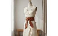 Long Waist Tie Belt Soft Wide Bow Belt Resistant Fashion Accessory for Women, Dress Outfits