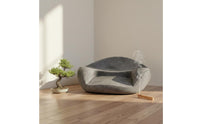 Pressure Relief Memory Foam Zafu Soft Textile Cross-Legged Floor Seat for Meditators, Home