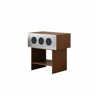 Single-Drawer Bedside Cabinet space-saving Size Nightstand Sturdy and Stable Design