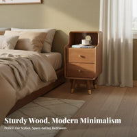 2-Tier Accent Table clean contemporary Design 2-Tier End Table Sturdy Construction