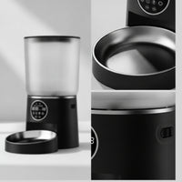 Automatic Pet Feeder Schedulable Pet Feeder with Bowl Timed Food Dispenser for Cats, Dogs, Indoor, Home