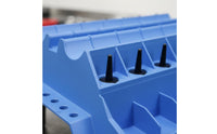 Parts Organizing Stand with Legs Slotted Engine Parts Organizer Molded for Mechanics, Workbench