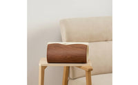 Tissue Box Cover Decorative Tissue Box with Wood Grain Minimalist for Homeowners