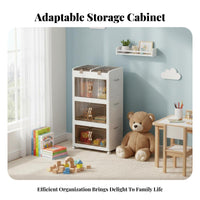 Foldable Double-Door Cabinet Installatisingleffortless Household Storage for Families