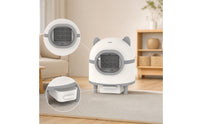 Large Capacity Smart Litter Box with App Control Easy to Maintain Self-Cleaning Cat Litter Box for Living Room, Apartment