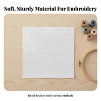 Cross-Stitch Material Polyester Blend Cross Stitch Material Versatile Aida Cloth for Embroiderers, Needlework, Handmade Gift Making, Home Decoration