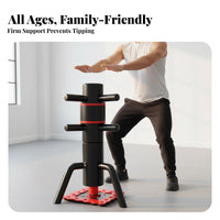 Long-Lasting Construction Combat Chun Training Training Mannequin Multi-Functional Combat Arts Tumbler Training Mannequin Suction Cup Base Rotating Striking Target Space-Saving for Adults, Boxers, Beginners, Home, Indoor, Dojo, Gym