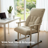 Foldable rest Lounger paddinged Comfort Adjustable Sleeper Chair sturdy Frame