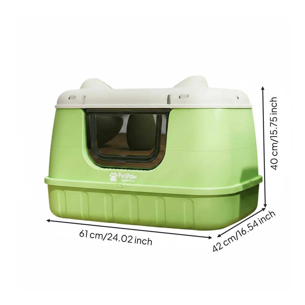 Enclosed Litter Box Easy to Hygienic Pet Care Privacy
