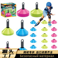 24 Pack Soccer Training Cones, Multi-Sport Markers for Football, Basketball, Skating