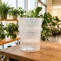 Plant Pots for House Plants and Indoor Plants, Self Watering Indoor Plant Pot with Drainage Holes, Pots for Orchids, Double Pot System Design