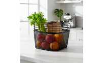 Long-Lasting Wire Mesh Bike Basket for Errands