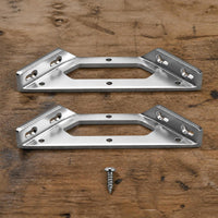 Stainless Steel L-Shaped Corner Brace Bracket for Furniture and Shelves, 90-Degree Right Angle Fastener