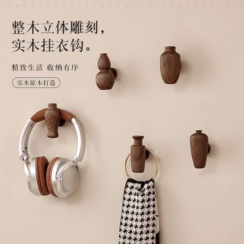 Muding Strong Adhesive Hook No-Drop Coat Hook Entryway No-Drill Nordic Door Hook Premium