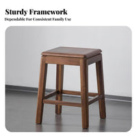 Stackable Square Stool Modern Minimalist Design Square Top Stackable Stool