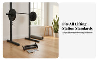 Barbell Plate Storage Pegs