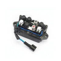 Mounting Ears Outboard Starter Relay Insulated Wires Marine Engine Starter Relay Molded Plastic 4 Terminal Solenoid Black