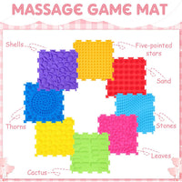 Children Tactile Training Foot Massage Mat Acupressure Board Sensory Integration Training Equipment Soft Silicone Pad