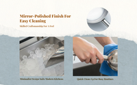 Ice Ladle, Thick Stainless Steel, Buffet Kitchen Tool