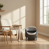 Litter Box with App Control Low Maintenance Smart Litter Box with App for Cat Owners, Home, Living Room
