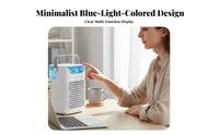 Portable Desktop Misting Fan 3 Speeds Mini Air Cooler Fast Cooling for Bedroom, Dorm Room, Camping