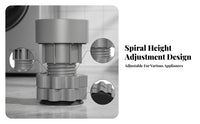 Threaded Anti-Slip Appliance Foot Shock Absorbing Adjustable Appliance Base Stable Household Hardware Noise Reduction for Laundry Room