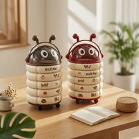 Trash Can Tall Design Sliding Lid Trash Can Removable Inner Buckets