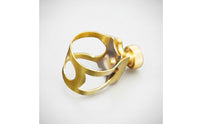 Alto Saxophone Ligature Adjustable Alto Sax Ligature Open-Frame Clamp for Performance, Rehearsal