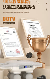 跨境六头筋膜枪可拆卸按摩头电动肌肉按摩枪家用肩颈放松按摩神器