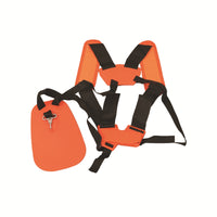 Double Shoulder Harness Padded Trimmer Strap with Waist Pad Adjustable for Farm