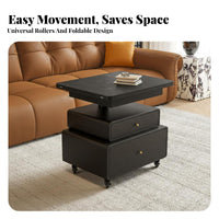 Raise-topTop Coffee Table Space-Saving Transformable Raise-topTop Dining Table Multi-Functional Height-Adjustable for Students