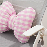 Bow Shaped Pillow Soft Home Decor Accent Cotton Filled for Office